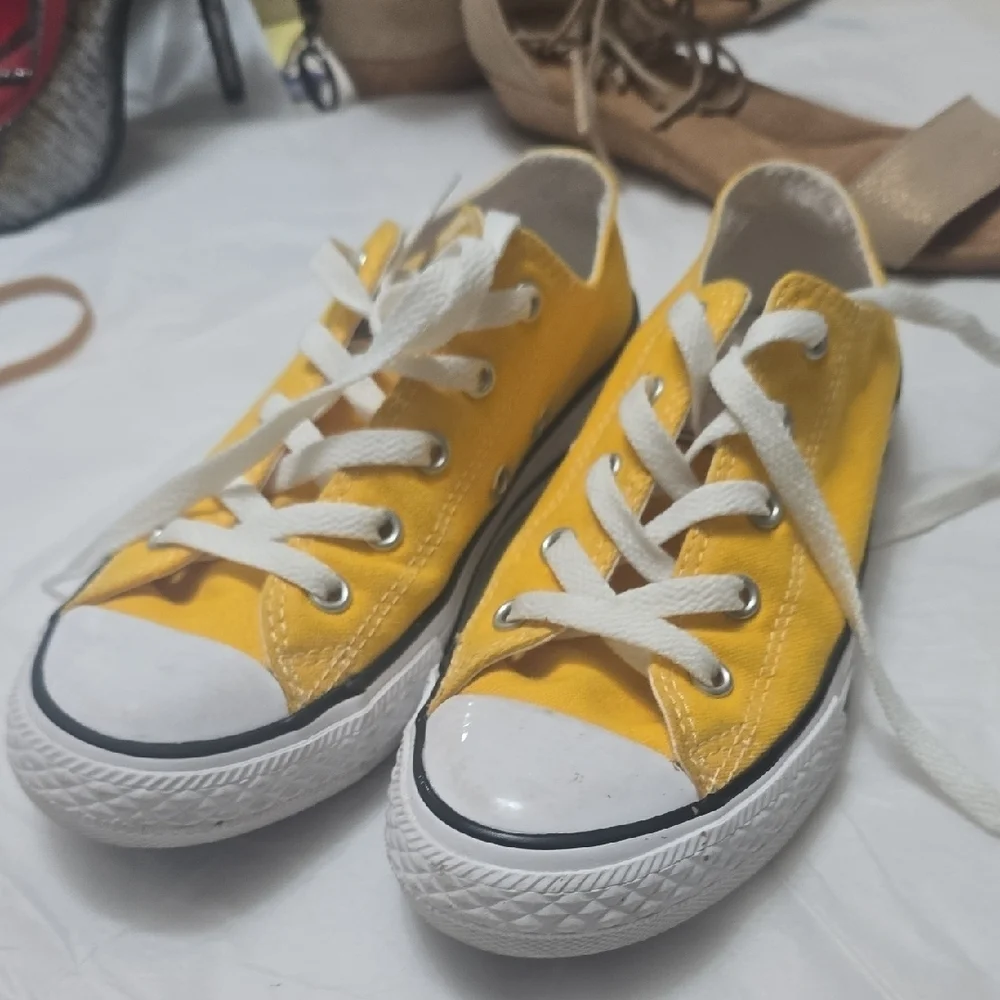 Converse Yellow Kids Sneakers